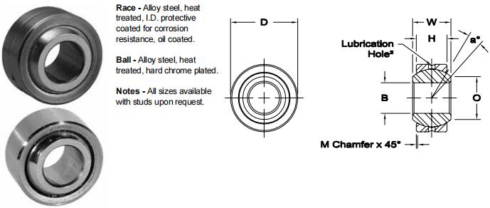 AURORAAIB-7關節軸承圖紙