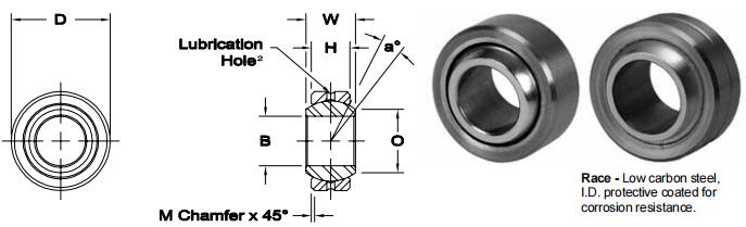 AURORACOM-5關節軸承圖紙